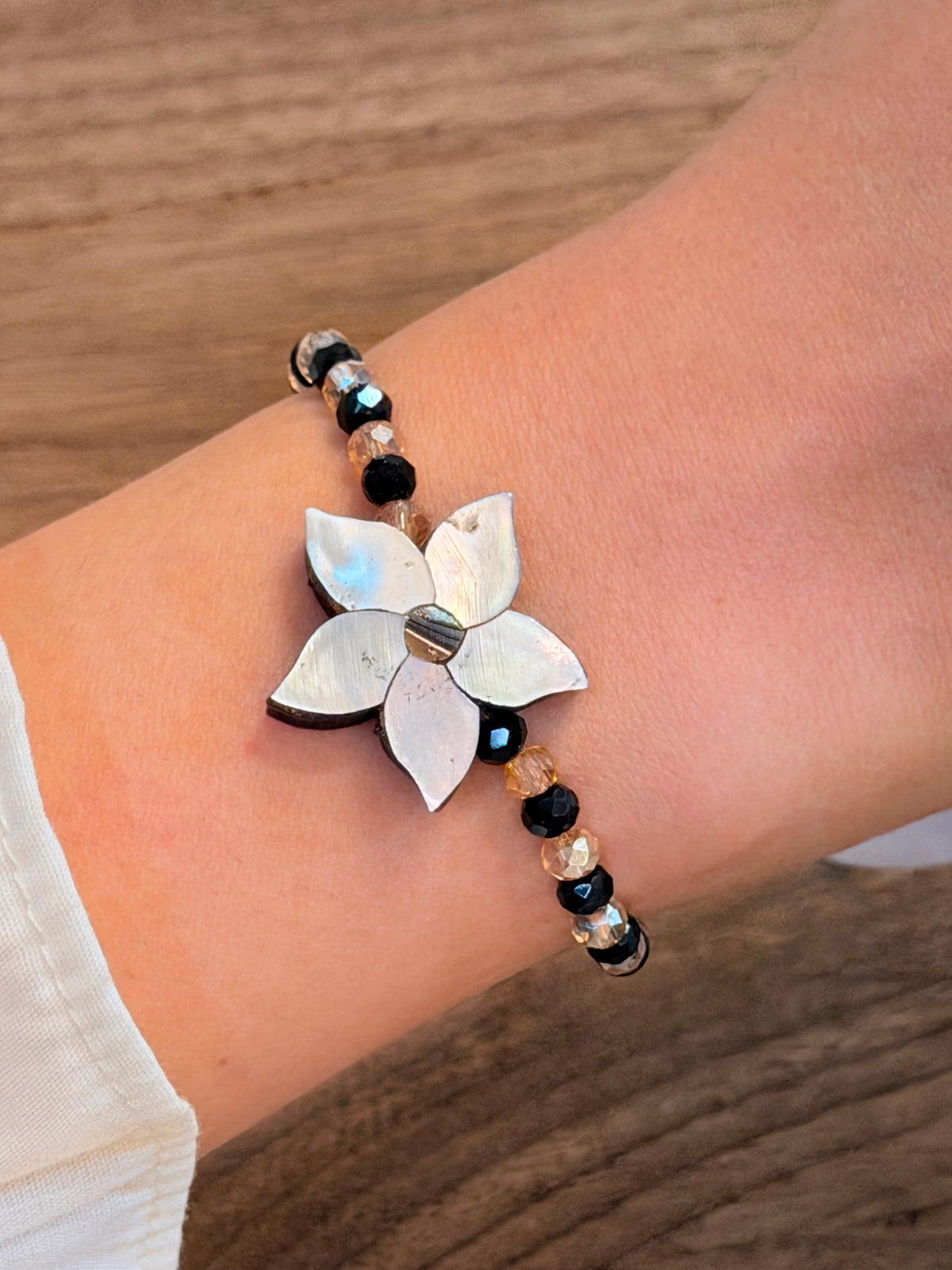 Jasmine Bracelet (Crystal Beads)