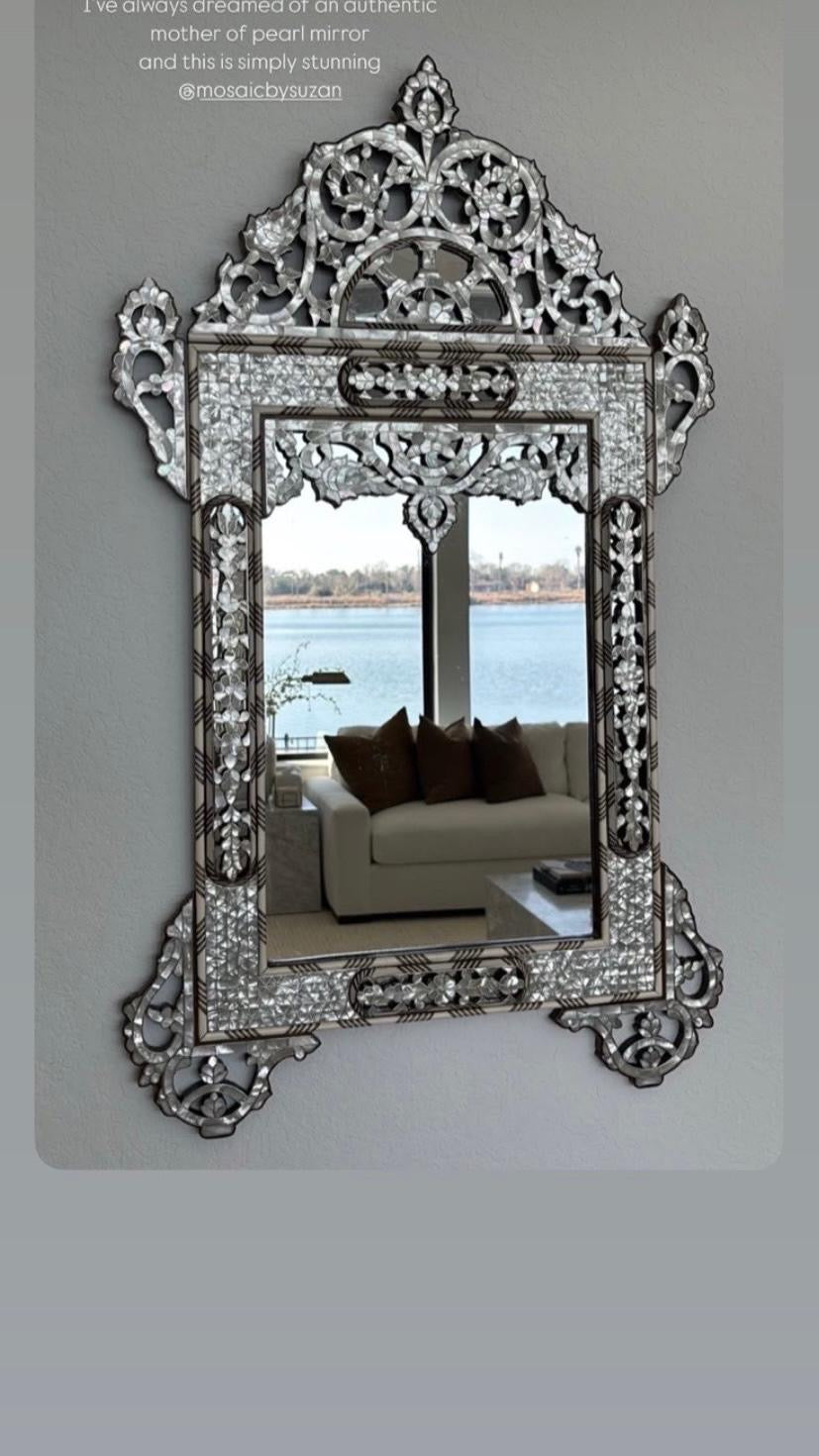 Mother of Pearl Mirror