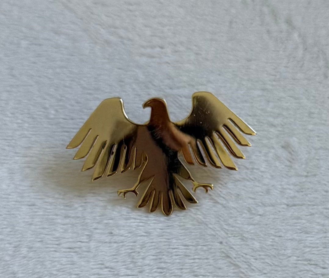 “Golden Eagle Emblem Pin”