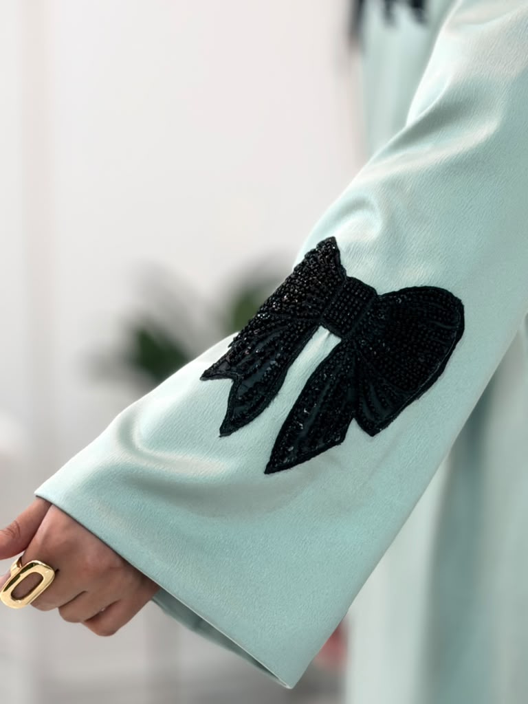 Light Cyan Abaya