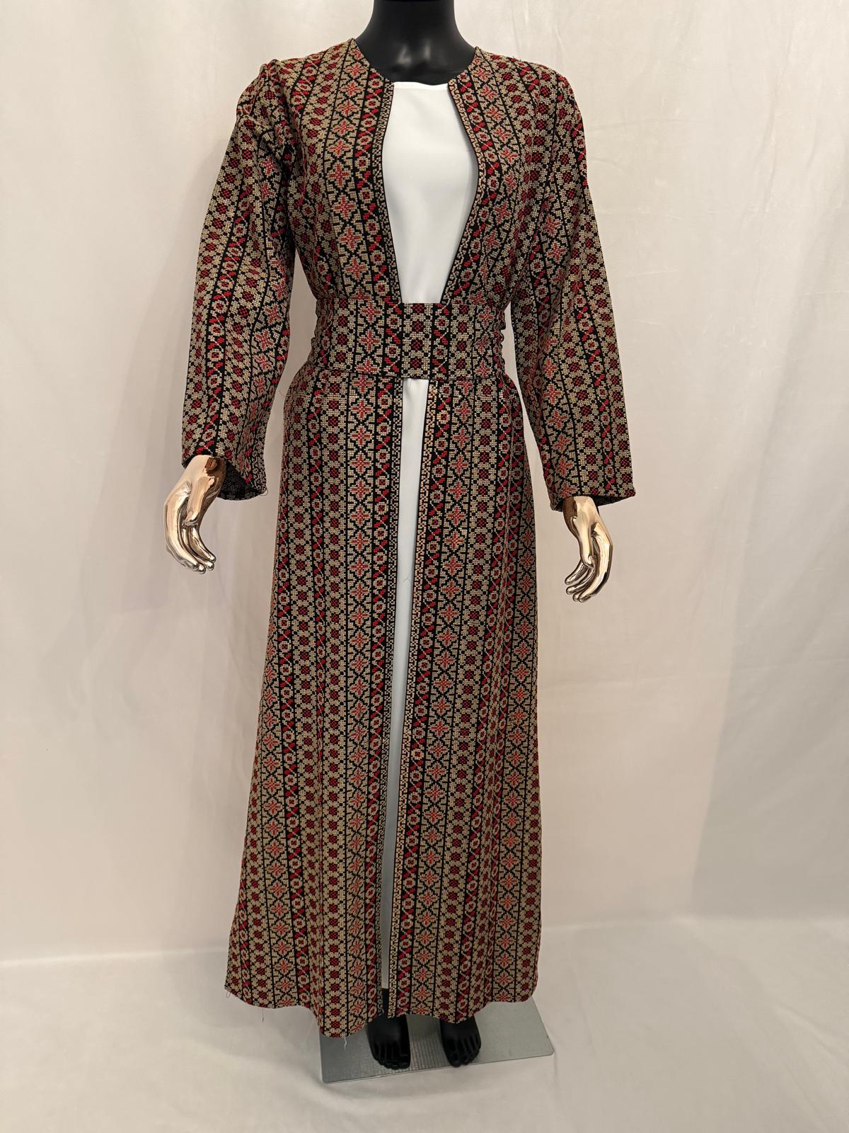 Formal Georgette Pattern Abaya (Colorful Embroidery)