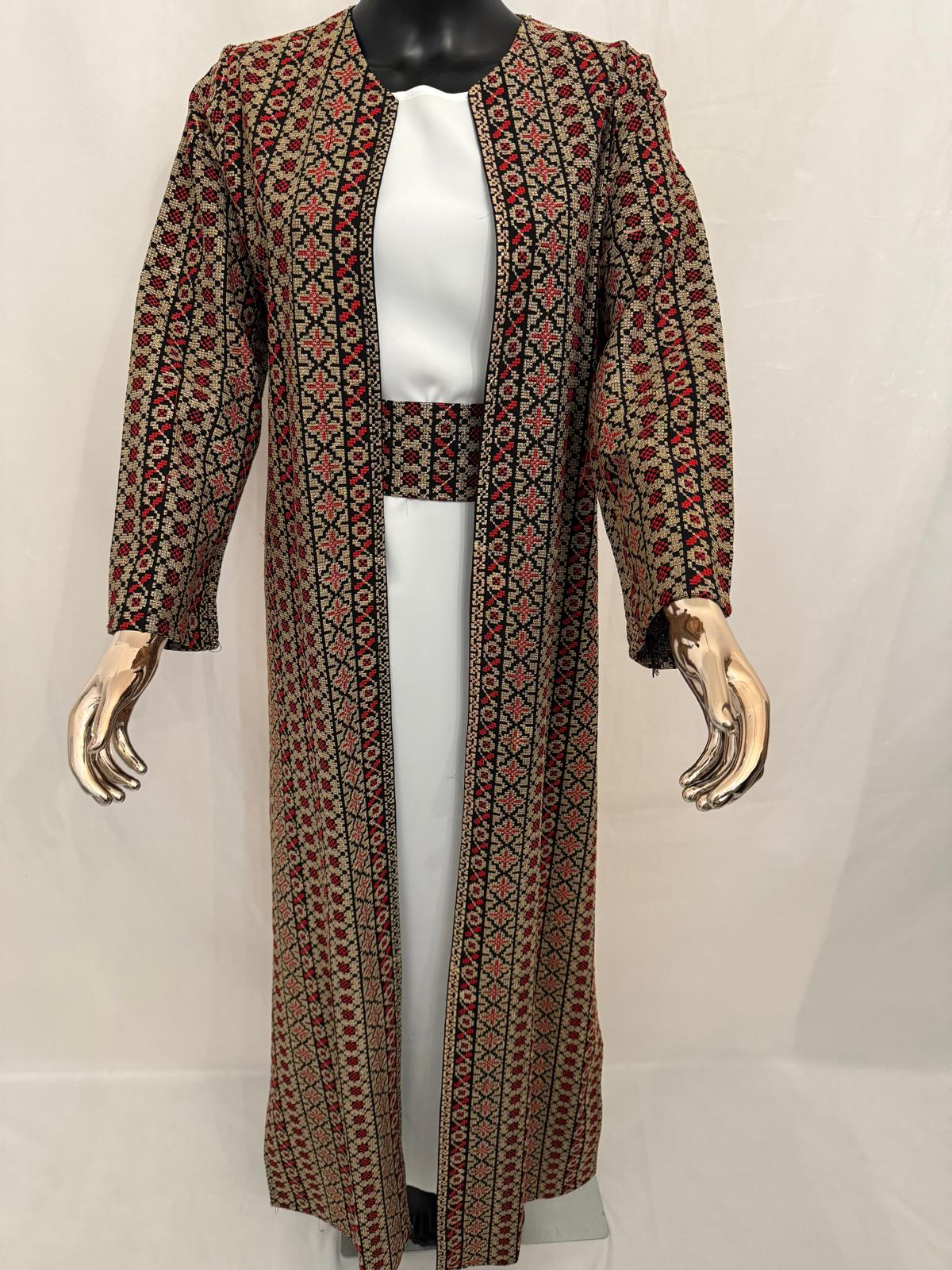 Formal Georgette Pattern Abaya (Colorful Embroidery)