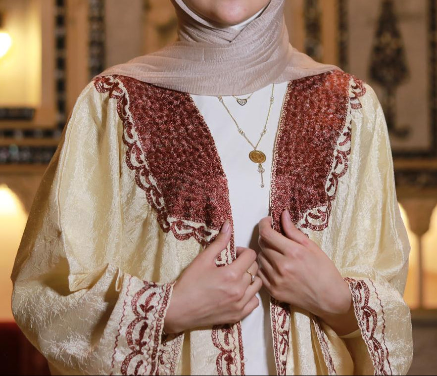 Chiffon Aghabani-Style Abaya