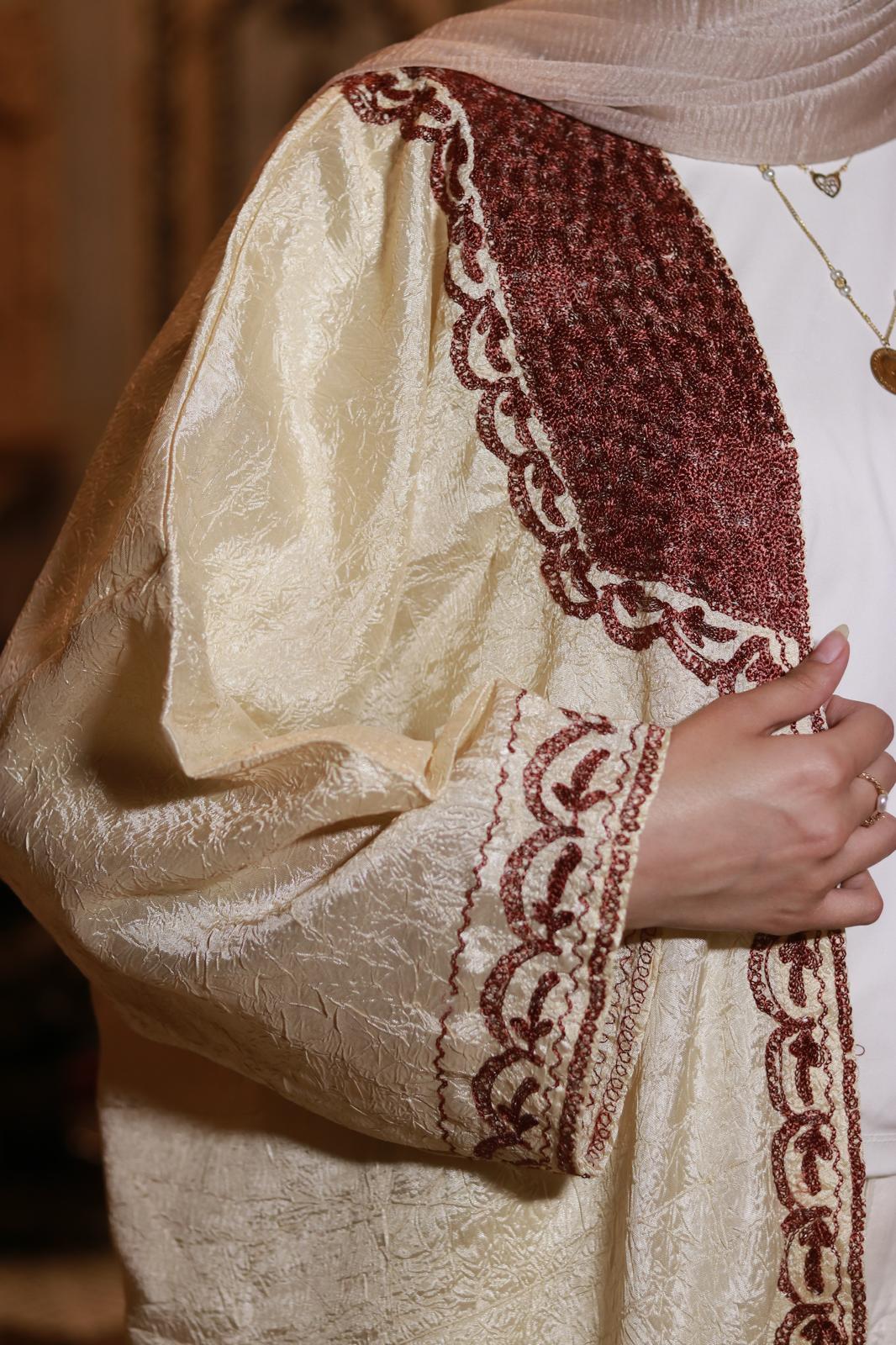 Chiffon Aghabani-Style Abaya