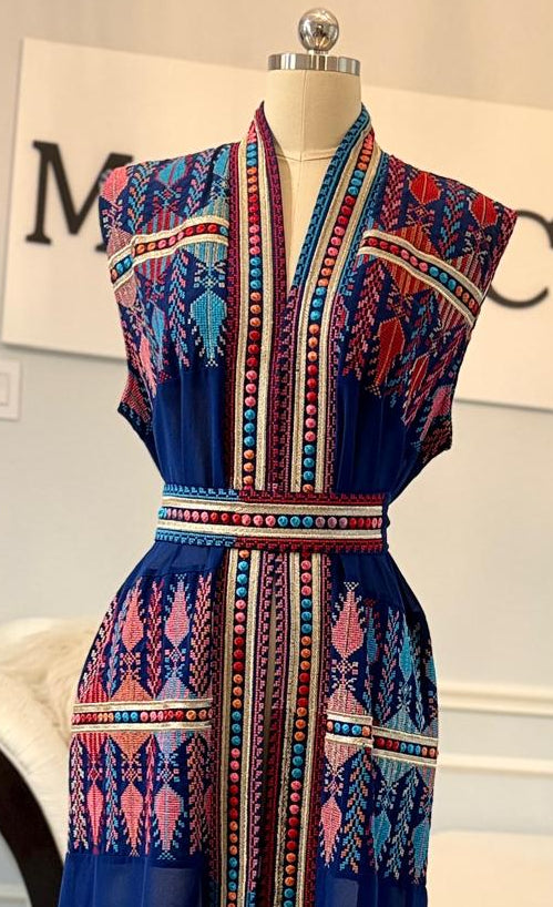 Sleeveless Chiffon Abaya
