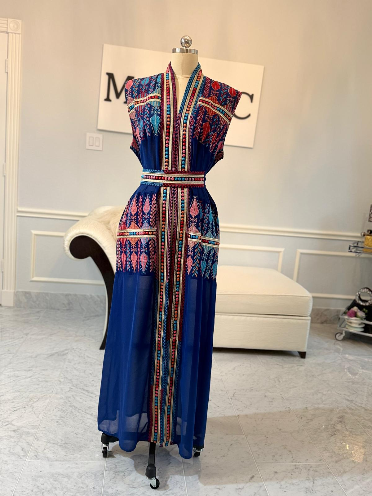 Sleeveless Chiffon Abaya