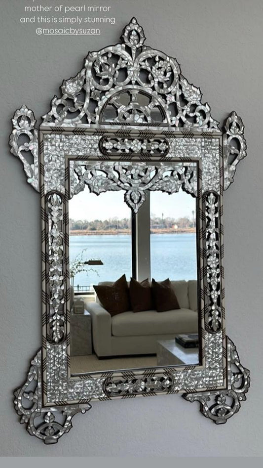 Mother of Pearl Mirror